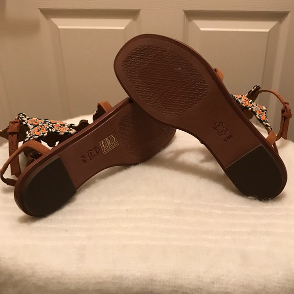 NIB-Tory Burch Palisades Flat Sandals - Picture 5 of 8